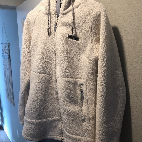 Columbia Off-White Teddy Jacket - Picture 3 of 4